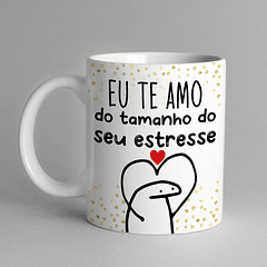 Arte Caneca Eu Te Amo Do Tamanho Do Seu Estresse  Arquivo Png