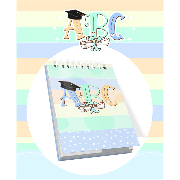 Kit Digital Formatura ABC Menino e Menina  em Png 2