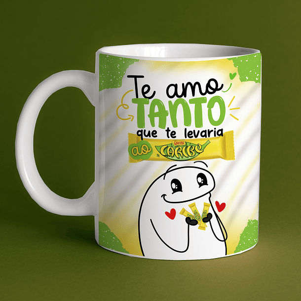 Arte Caneca Te Amo Tanto que Te Levaria Um Caribe Arquivo Png 1