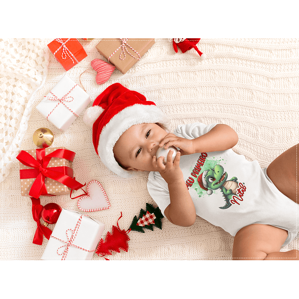 15 Artes para Body Meu primeiro Natal em Corel Draw  3