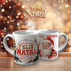 15 Artes para Caneca Papai Noel Arquivo em CorelDraw  1