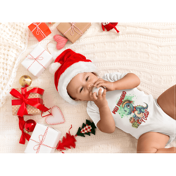 15 Artes para Body Meu primeiro Natal em Corel Draw  7