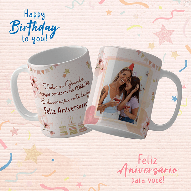 19 Artes para Caneca Aniversário Arquivo Editável 18