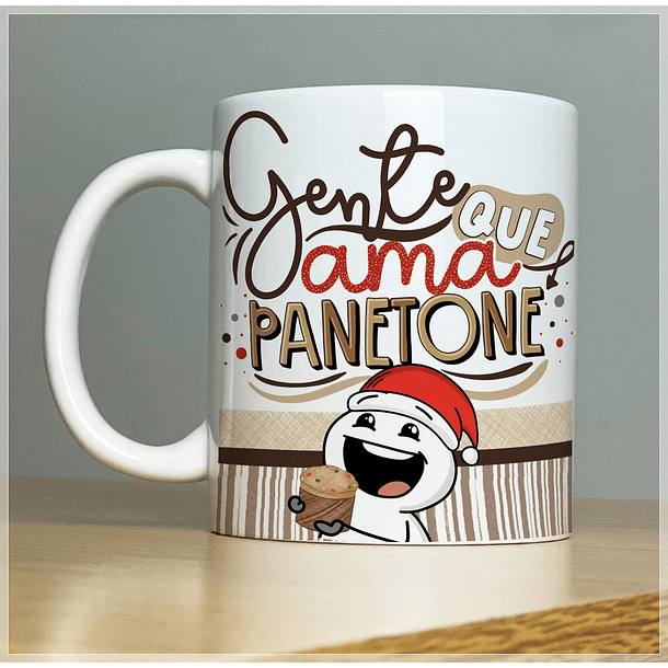 Arte Caneca Gente Que Ama Chocotone Arquivo Png 2