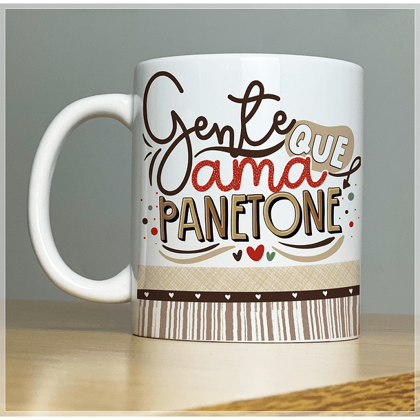 Arte Caneca Gente Que Ama Panetone Arquivo Png