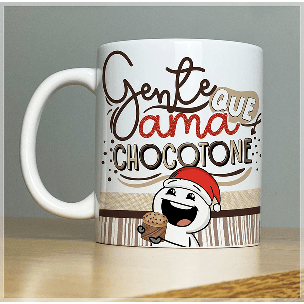 Arte Caneca Gente Que Ama Chocotone Arquivo Png 3