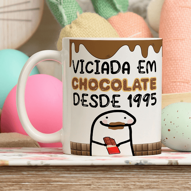 Arte Caneca Viciada em Chocolate Desde Arquivo Png