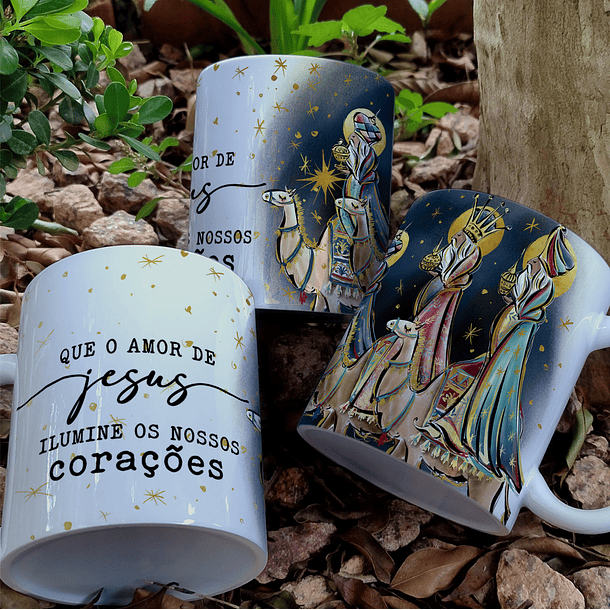 5 Artes para Caneca Natal Arquivo Editável  5