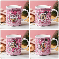 12 Arte para Caneca Mickey Natalino Candy em Jpg