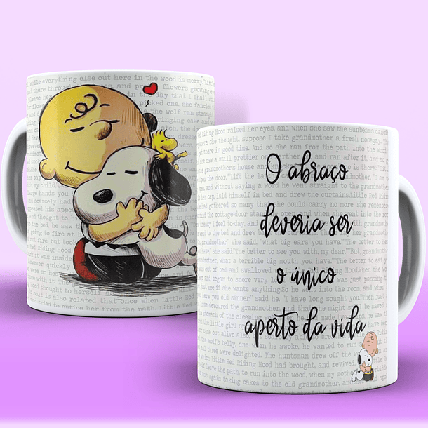 9 Artes para Caneca Snoop e Charlie Brow Arquivo em CorelDraw  6