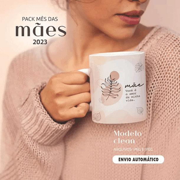 25 Artes para Caneca Dia das Mães Clean Arquivos em Jpg 3