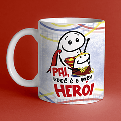 Arte Caneca Pai, Você É o Meu Herói Arquivo Png
