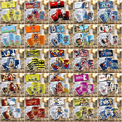 158 Artes para Caneca Personagens Infantil Arquivo em Jpge/Png