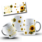 13 Artes para Caneca Girassol Arquivo Editável 8