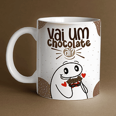 Arte Caneca Vai Um Chocolate Aí Arquivo Png