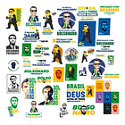 Kit Digital Bolsonaro Sem Fundo Eleições Política 40 Arquivos Png 1