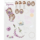 Kit Digital Nossa senhora das Lágrimas Aquarela em Png  3