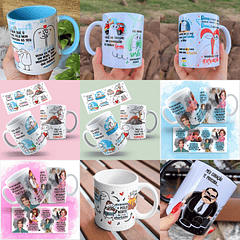 PACOTE DE ARTES PARA CANECAS MUSICAS VIRAIS 