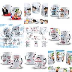 PACOTE DE ARTES PARA CANECAS MUSICAS VIRAIS 