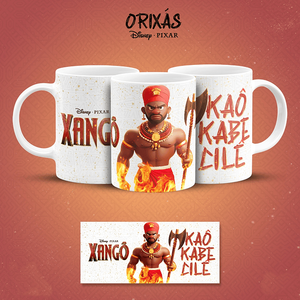 19 Artes para Caneca Orixás Pixar em Jpg 6