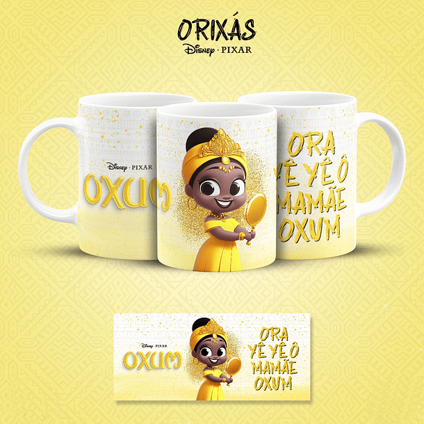 19 Artes para Caneca Orixás Pixar em Jpg 7
