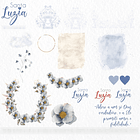 Kit Digital Santa Luzia Aquarela em Png  2