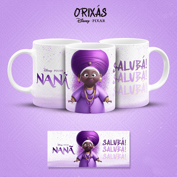 19 Artes para Caneca Orixás Pixar em Jpg 10