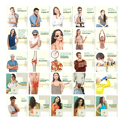 130 Artes para Clínica Medica Mídias Sociais Editáveis Photoshop + Png