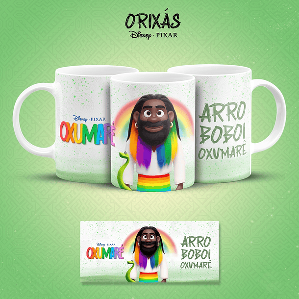 19 Artes para Caneca Orixás Pixar em Jpg 14