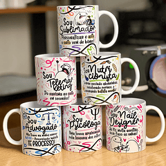 50 Artes para Caneca Profissões Flork  e Outras em Jpg