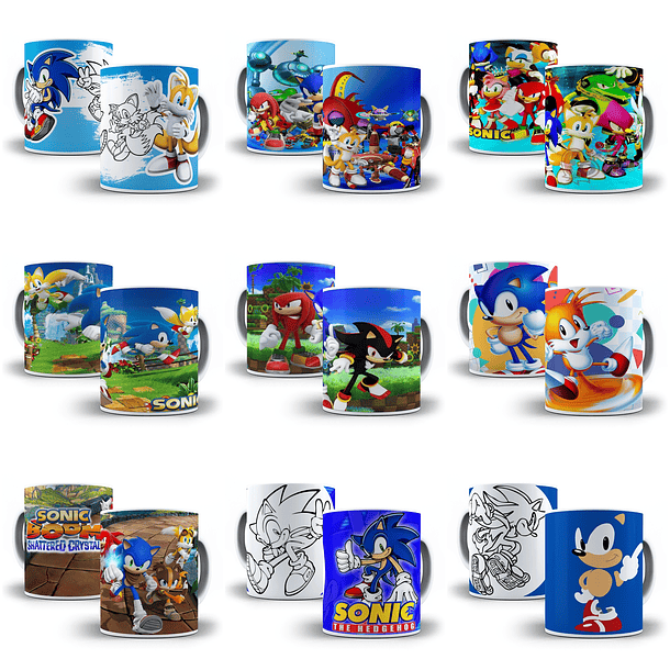 61 Artes Caneca Sonic em Jpg 1