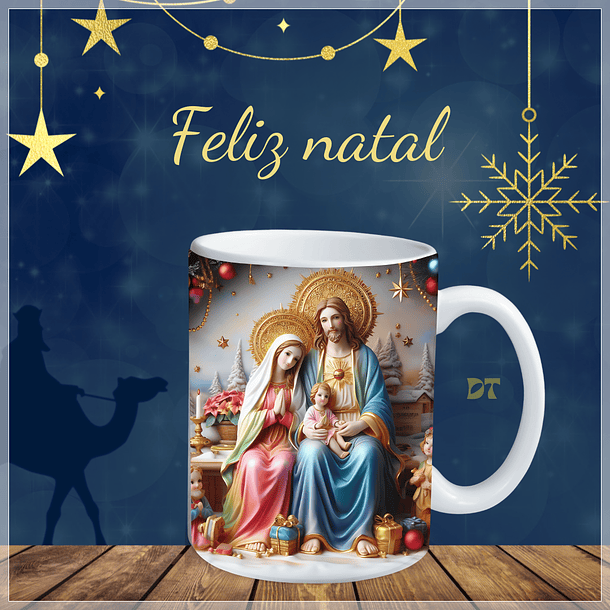 10 Artes para Caneca Presépio 3D Arquivo em Jpg 7