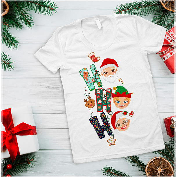 10 Artes para Camisa Ho Ho Ho Arquivo em Photoshop 4