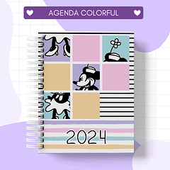 Arquivo Agenda Mickey e Minnie 2024 em Pdf 