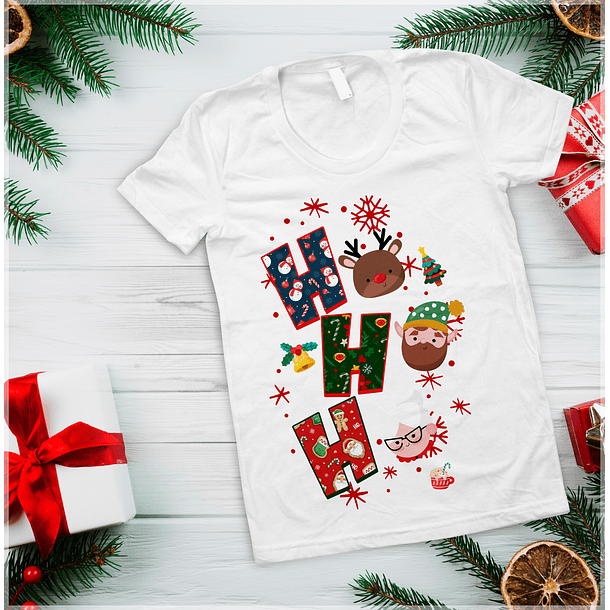 10 Artes para Camisa Ho Ho Ho Arquivo em Photoshop 7