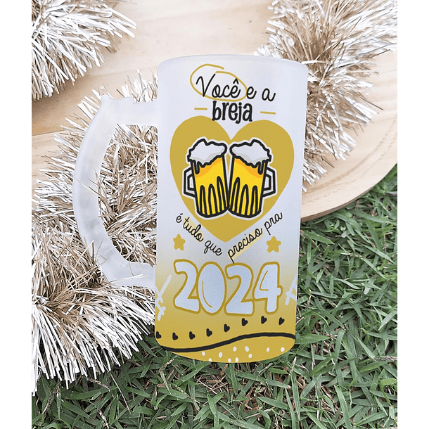 10 Artes para Copo Ano Novo 2024 Arquivo Editável  2