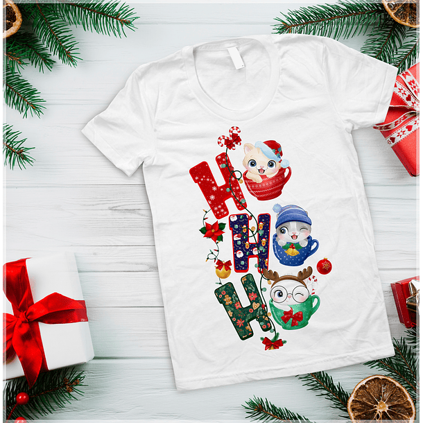 10 Artes para Camisa Ho Ho Ho Arquivo em Photoshop 10