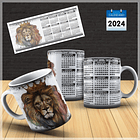 30 Artes para Caneca Calendário Temas Diversos 2024 Arquivo em Photoshop 6