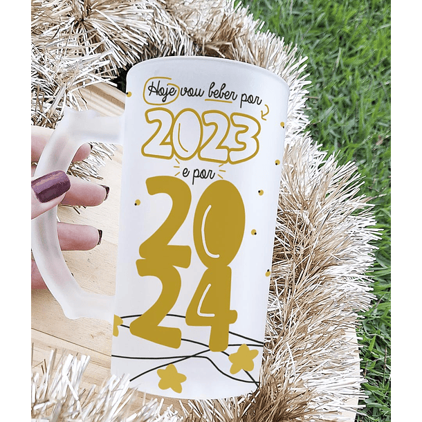 10 Artes para Copo Ano Novo 2024 Arquivo Editável  10