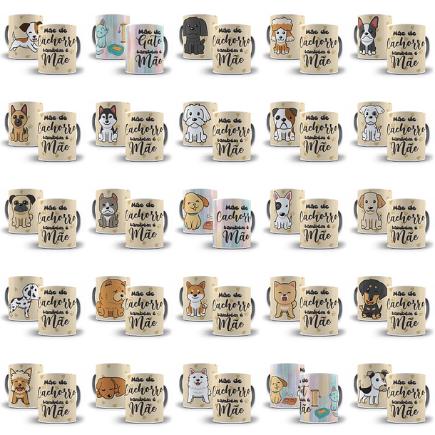 Mega Pacote Artes para Caneca Dia das Mães Completo Pack 3 em 1 11