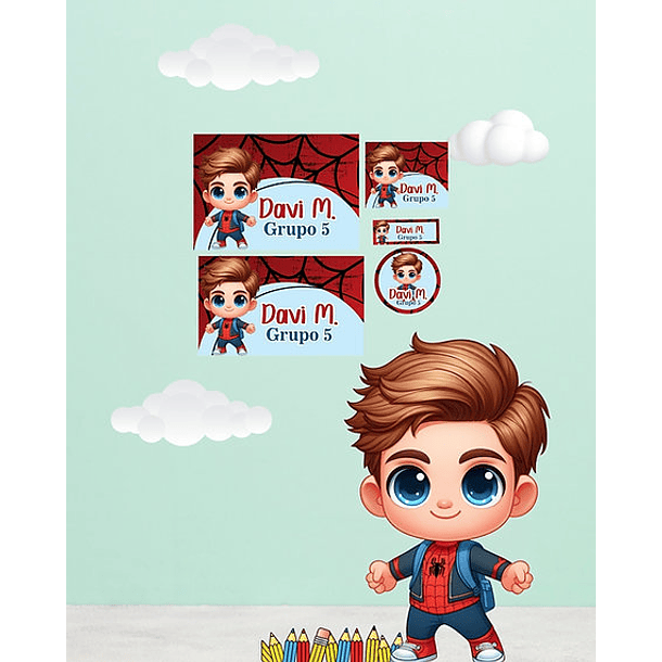 Arquivo Etiquetas Volta as Aulas em Pdf  8