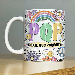 Arte Caneca PQP Poxa, que perfeita Arquivo Png