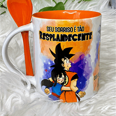 Arte para Caneca Sorriso é tão Resplandecente em Jpg