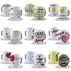 30 Artes Caneca Amizade Editável em Corel Draw 3