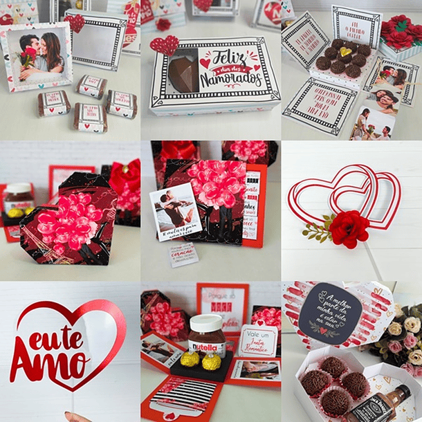 Pacote Kit Arquivo de Corte Dia dos Namorados 21 Silhouette 2