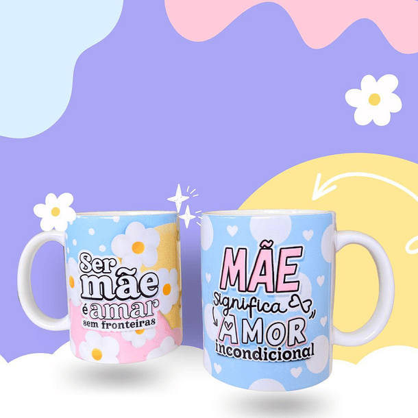 Mega Pacote Artes para Caneca Dia das Mães Completo Pack 3 em 1 22