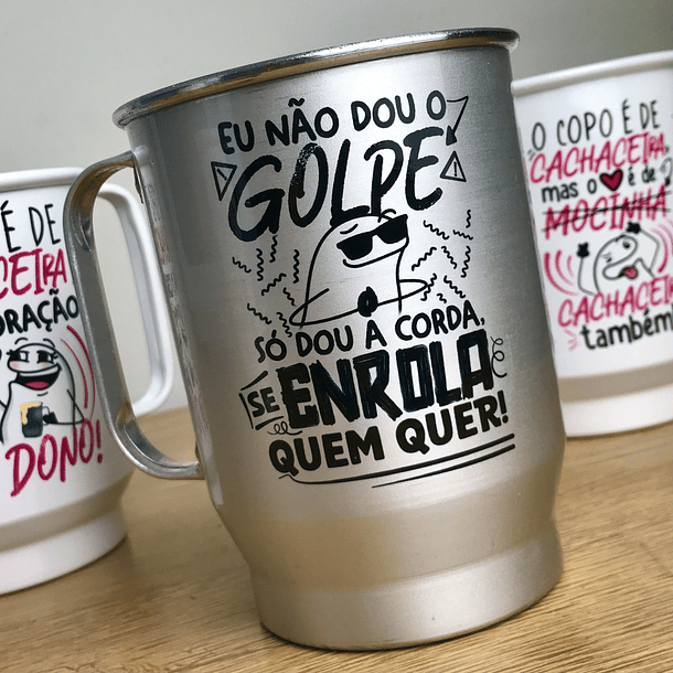 Kit Digital Caneca Copo Frases Carnaval Flork Arquivo Png 4