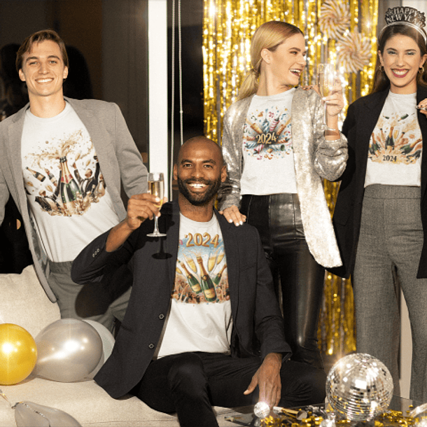 14 Artes para Camisa Ano Novo 2024 Arquivo em Png 5