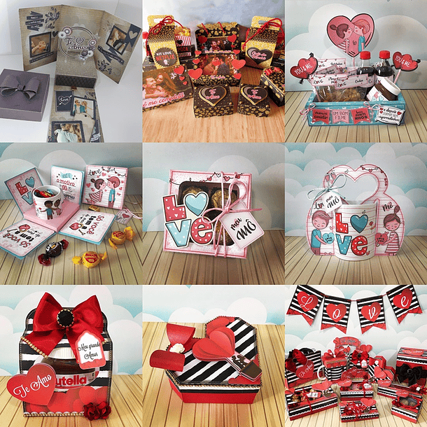 Pacote Kit Arquivo de Corte Dia dos Namorados 21 Silhouette 7