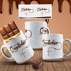 7 Arte para Caneca Páscoa Cristã Arquivo em Jpg 2